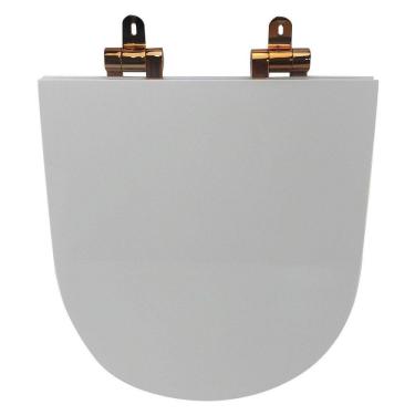 Imagem de Assento Sanitário Poliéster para Louça Link/carrara/belle Époque deca Slow Close Branco