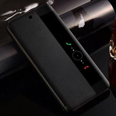 Imagem de Capa flip de couro para celular para Huawei P30 P40 Pro P20 Mate 20 Lite X 10 P10 Plus Mate20 P50 P 30 40 P30pro P20pro Mate20pro, preta, para Huawei Mate 30 Pro