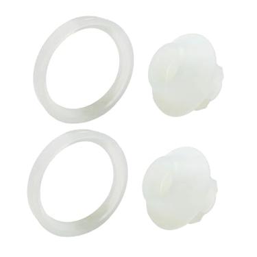 Imagem de Conjunto de pregadores de vedação de válvula de cabeça de prego 904689 parada de pistão 904685 compatível com cabo FN250B FN251 pregadores de ar (2 pacotes)