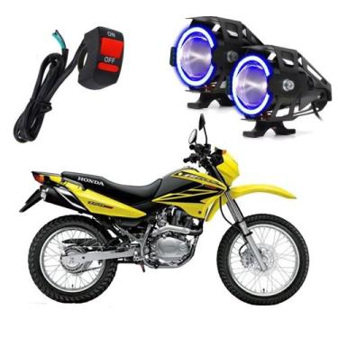 Imagem de Kit de Farol de Milha para Moto NXR 150 BROS ES 2006 2007 2008 2009 An