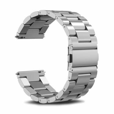 Imagem de Pulseira Aço Inox Para Smartwatch Mibro Gs Pro, Mibro Gs - Poolsy, Pra