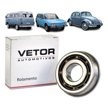 Imagem de Rolamento Câmbio Do Eixo Piloto Com Aba Fusca/brasilia/kombi - Girar R