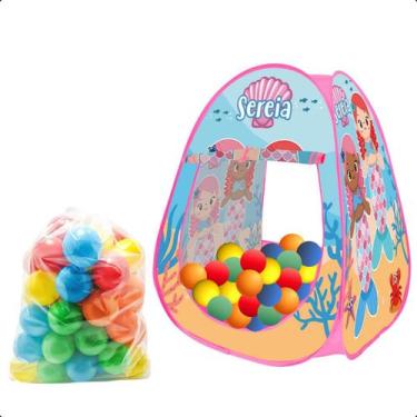 Imagem de Toca Barraca Infantil Barraca Divertida Dobrável 25 Bolinhas - DM TOYS