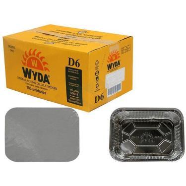 Imagem de Embalagens de Alumínio Descartáveis 500ml - Wyda