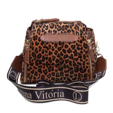 Imagem de Bolsa feminina onça lançamento luxo envio imediato - Lorena Vitoria, C