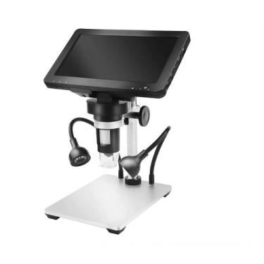Imagem de Microscópio Digital Eletrônico 1200x Lcd 7 Manutenção 1080p Profission