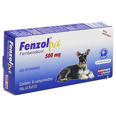 Imagem de Fenzol Pet Para Caes 06 Comprimidos - Agener União