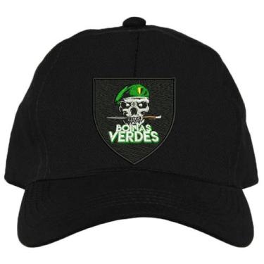 Imagem de Boné Kaluapa Boinas Verdes, Unissex, Único, Preto