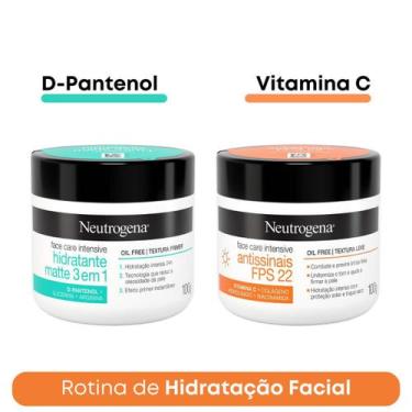 Imagem de Kit Hidratante Facial Face Care Intensive Matte 3 em 1 Efeito Primer +