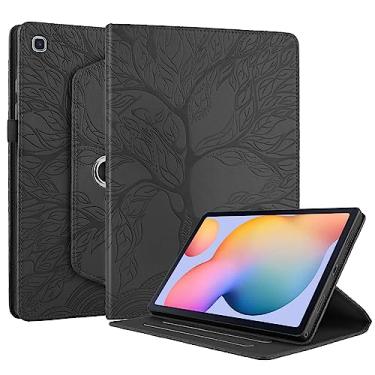 Imagem de TIPOYOROO Capa para Samsung Galaxy Tab S6 Lite 2020/S6 Lite 2022 10,4 polegadas, capa giratória de 360° para modelo Galaxy Tab S6 Lite (SM-P610/SM-P615/SM-P613/SM-P619) Capa de couro PU premium com