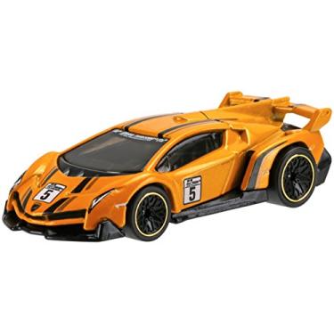 Imagem de Hot Wheels Retro Entertainment Gran Tourismo Lamborghini Veneno (Orange) Die-Cast Vehicle 4/5