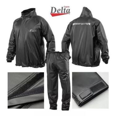 Imagem de Capa Roupa Chuva Conjunto Jaqueta Calça Motoqueiro Flex - DELTA, EEXXG