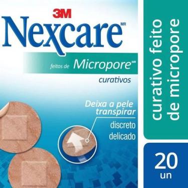 Imagem de Curativos Feitos de Micropore Nexcare Redondo 20 Unidades - 3M