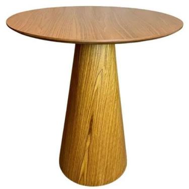 Imagem de Mesa de Jantar Cone 60 cm Base Freijó Tampo Freijó - Personal Art Desi