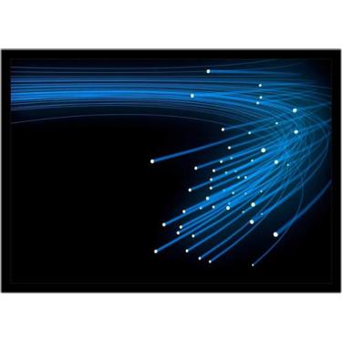 Imagem de Quadro Decorativo Informática Fibra Óptica Tecnologia Lojas Salas Quar