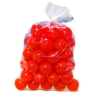 Imagem de 50 Bolinha De Piscina Vermelha Cor Unica Infantil Não Amassam - RRL