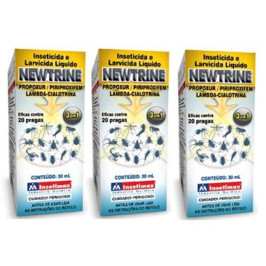 Imagem de 3 Controle de Praga Inseticida e Larvicida Newtrine Insetimax