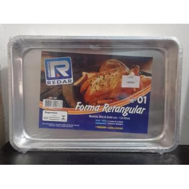 Imagem de Forma Retangular Nº1 28x18x4 1.8lts Redar