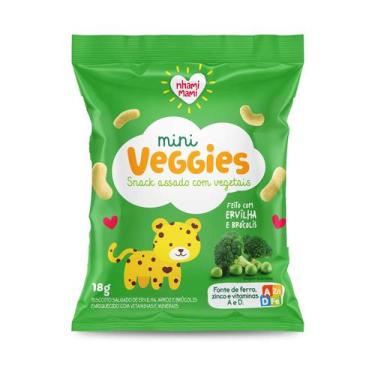Imagem de Snack Infantil Zero Glúten Ervilha e Brócolis - Vegetais Mini Veggies 