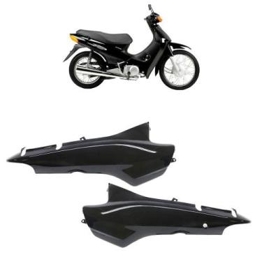 Imagem de Par Tampa Lateral Biz 100 2000 A 2005 - Melc, Direito + Esquerdo