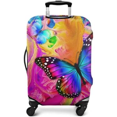 Imagem de Mala de borboleta para amantes de borboletas, capa protetora elástica antiarranhões, Cor 2, X Large (29-32in), Moderno