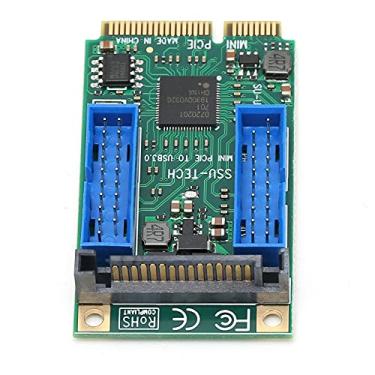 Imagem de Placa de Expansão PCI-E para USB3.0 Ont para e Com Dual 9PIN - Desempenho e Compatibilidade de Alta Velocidade (Duplo 19PIN (10313))
