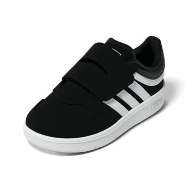 Imagem de Adidas Tênis infantil infantil Hoops 4.0 Hook & Loop, Núcleo preto/branco/preto, 6 Toddler