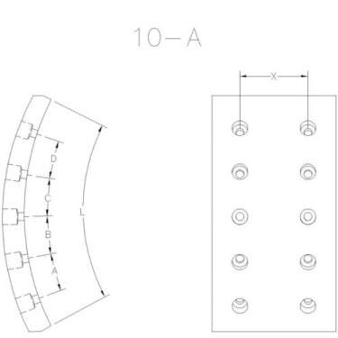 Imagem de Lona de freio Agrale Ma 6.0 1998 a 2006 LONAFLEX L-577