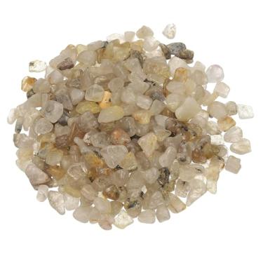 Imagem de PATIKIL Pedras de lascas roladas, 1 lb/500 g de fluorita pedras preciosas trituradas pedras de cristal naturais a granel para fazer joias, artesanato, enchimento de vasos, decoração de plantas,