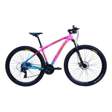 Imagem de Mountain Bike Rino Escape Aro 29 - Shimano 2.1 - Mega Ranger, Rosa, Az