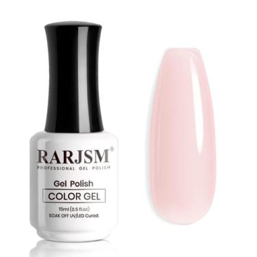 Imagem de Verniz em Gel RARJSM Sheer Nude Jelly Rosa Claro - 15ml