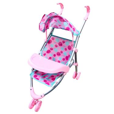 Imagem de Carrinho De Boneca Passeio Luxo Bebê Reborn Infantil Menina