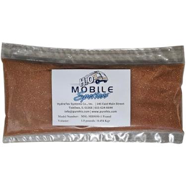 Imagem de 1 quilo de cama mista virgem, água impecável, resina de substituição de troca iônica MB6040 misturada para remover minerais da torneira ou água de poço potável para um acabamento impecável