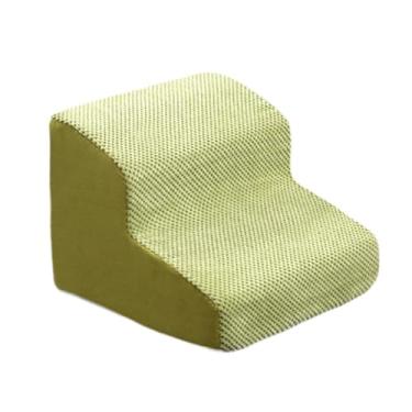 Imagem de WeiLaiKeQi Escadas de cachorro 2 rampa de animais de estimação de 2 etapas, espuma de alta densidade para camas de cama alta rampa de cães para cães para cães, Matcha