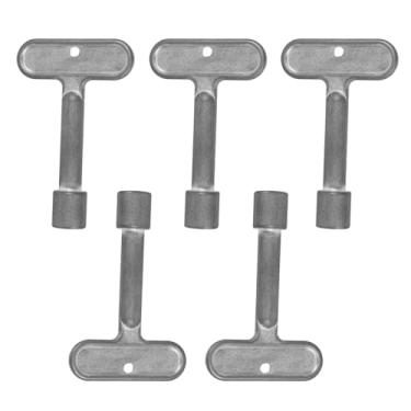 Imagem de Aulpq Chave de água de 3/20.3 cm para chave de hidrante Zurn P1300-PART-13-KEY, ferramenta de desligamento de torneira de água de soquete quadrado para torneiras de hidrante de parede, válvulas de