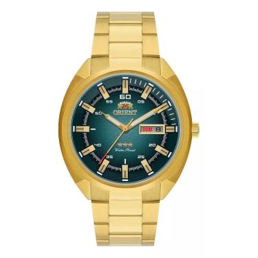 Imagem de Relógio Automatico Orient Dourado Masculino Nh3gg006 E1kx