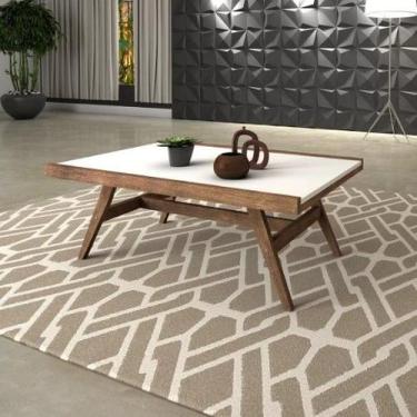 Imagem de Mesa De Centro Retangular Madeira  Reforçada Mdf E Pinus - A7 HOME , B