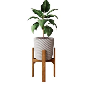 Imagem de Suporte para Vaso Cachepot em Madeira 40cm