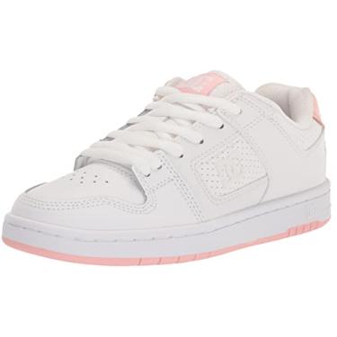 Imagem de DC Tênis de skate feminino casual Manteca 4, Branco/Rosa, 41