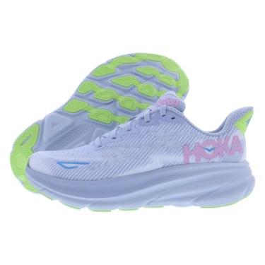 Imagem de HOKA Clifton 9 Tênis de corrida feminino, Gaivota/gelo marinho, 38