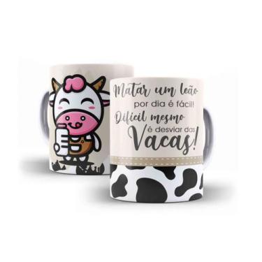 Imagem de Caneca Porcelana Coleção Vaca Louca 08 - Villa Caneca