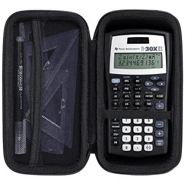 Imagem de Khanka Estojo rígido de substituição para calculadora científica Texas Instruments TI-30XIIS TI-30XS MultiView / calculadora financeira Texas Instruments BA II Plus