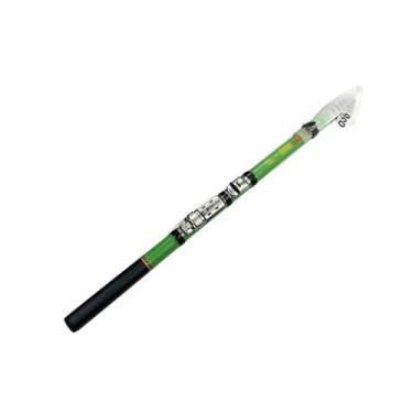 Imagem de Varas de Pesca Vara de pesca portátil de alto carbono Vara de pesca telescópica Vara de pesca ultraleve para rochas Vara de Pesca Telescópica(Green,2.7m)