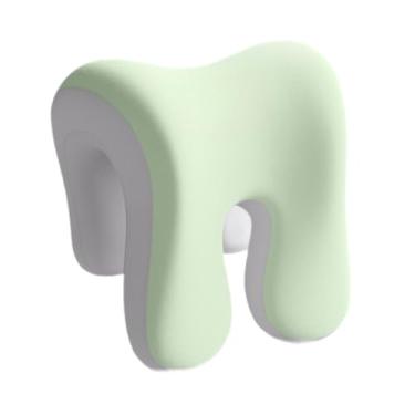 Imagem de NonMiFyR Almofada de Apoio para Pescoço em Cadeira de Escritório, Almofada Ergonômica Leve para Dormir, Almofada de Apoio para Cabeça em Cadeira Escolar, Cinza Verde