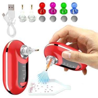 Imagem de Reofrey Canetas elétricas de pintura diamante com bomba de vácuo - 3 modos de sucção ajustáveis e recarregáveis - 4 peças de acessórios localizadores de arte diamante e 2 pontas de substituição - Kits