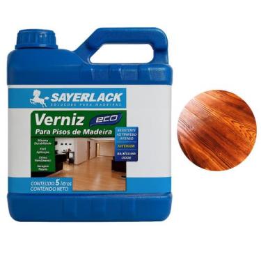 Imagem de Verniz Para Pisos de Madeira Base Água Semibrilho 5lt Sayerlack