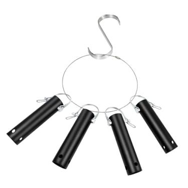 Imagem de Gralara Suporte E Organizador para Ferramentas de Piscina, Alça para Chaveiro, Armazenamento de Equipamentos de Limpeza de Piscina E Gancho em Forma de S para, 4 Pcs, Tamanho real