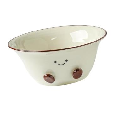 Imagem de Ｂｅｓｇａ Tigela de Iogurte para Salada Tigela de Cerâmica Mulheres Mãe Amigos Presentes Decoração Caneca de Café de Cerâmica Copo para Acompanhamentos Sopa, Capacidade 600 Ml