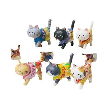 Imagem de Figuras De Gato Kawaii, Brinquedos Em Caixa Surpresa, Embalagem De Doc