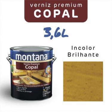 Imagem de Verniz Premium Copal Incolor Brilhante Interior 900ml e 3,6l Montana M